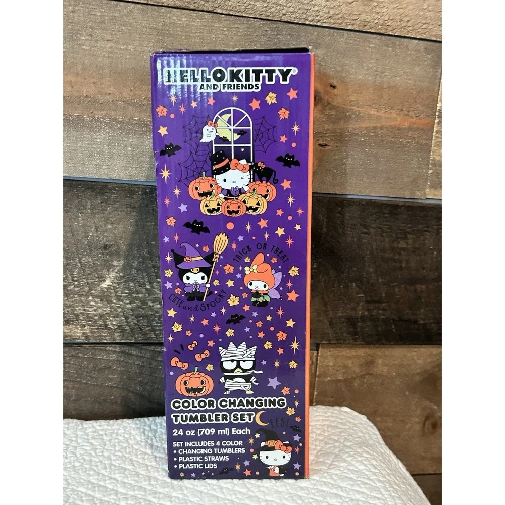Hello Kitty and Friends Halloween Color Changing‎ Tumbler Set (24 oz)